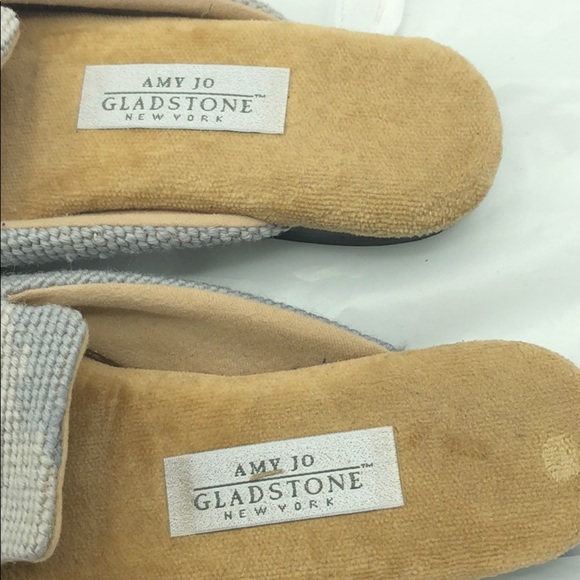 Amy Jo Gladestone NY Needle Point Terrier Mules Women’s Small - Picture 8 of 10